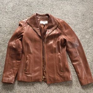Small Brown Leather Jacket